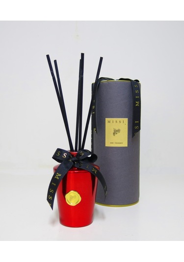 Missi Kutulu V Kesim Kırmızı Şişe Spice Orange Oda Kokusu 130 ML