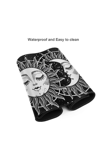 Besthome1 Xl Oyun Mouse Padı - Puf Kumaş, Anti-s Kaymaz Taban, Dayanıklı Kenar, 30x80cm, Siyah-beyaz