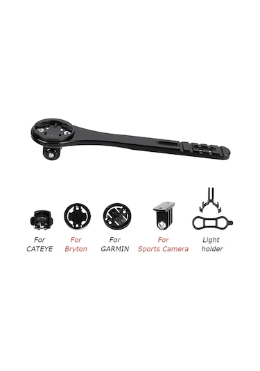 Ztto-yol Bisikleti Gidon Bilgisayar Montaj Tutucu İçin Garmin,y10696b Siyah