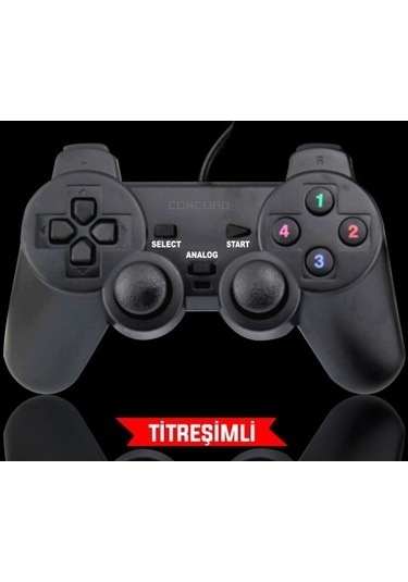 Concord Usb Game Pad 2.0 Joystick Oyun Kol Titreşimli C-850