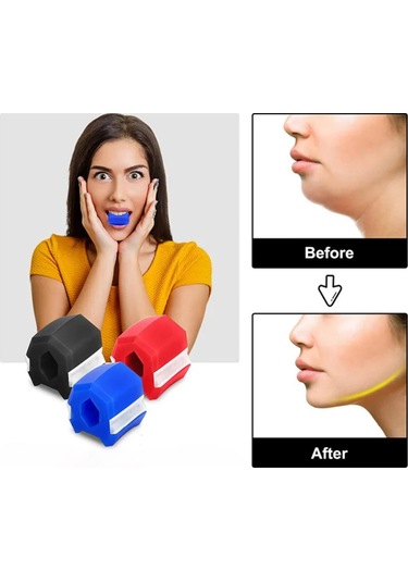 Face Yoga Başlangıç-orta-zor Jawline Çene Egzersiz Topu 3'lü Set