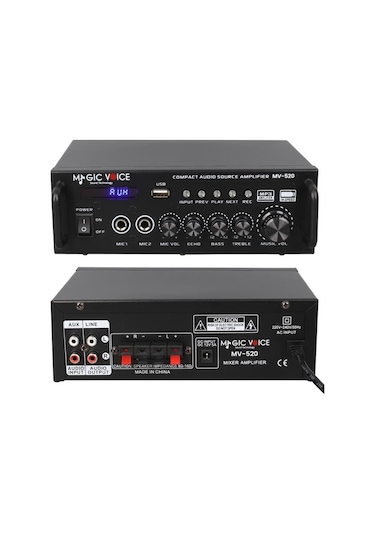 Magicvoice Mv-520 Dijital Karaoke Mikser Amfi