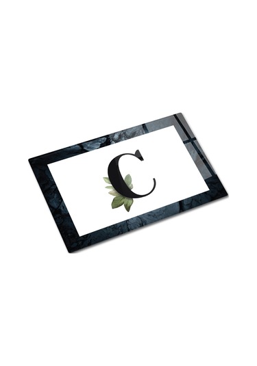 Decorita Cam Kesme Tahtası - Cam Kesme Tablası Harfli Tasarım C 20 CM x 30 CM
