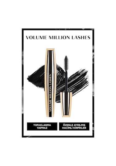 L'Oreal Paris Volume Mıllıon Lashes Maskara Siyah