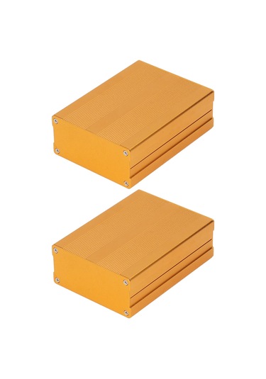 Teltree Altın Renkli Alüminyum Alaşımlı Bölünür Elektrik Kutusu - Paslanmaz, Su Geçirmez, Kolay Kurulum, Geniş Kullanım Alanı