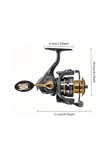 Motion003 Gx3000 Model 3000 7000 Metal Spinner Balıkçılık Makarası Alüminyum Alaşım Tam Metal Katlanabilir Rocker Kol Sol Sağ Değiştirilebilir