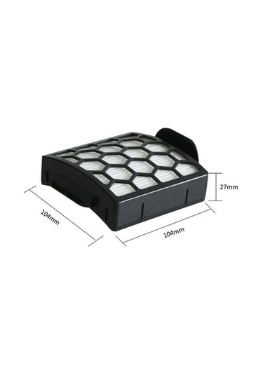 Hfambition Shark Zu60 İçin Hepa Filtre + Filtre Pamuk Seti - Toz Ve Partikülleri %99.97 Filtre Eden Vakum Aksesuarı