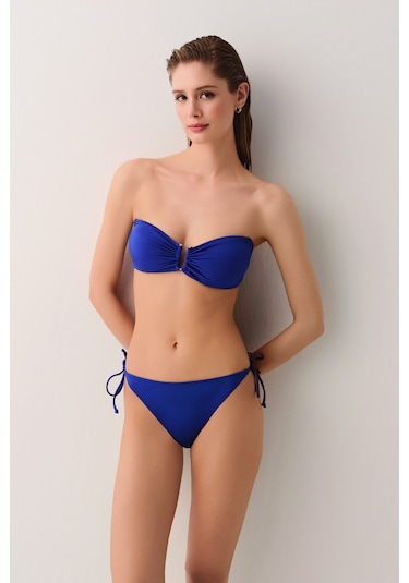 Suwen Metal Aksesuarlı Straplez Bikini Üst Sbn25540c982 Saks