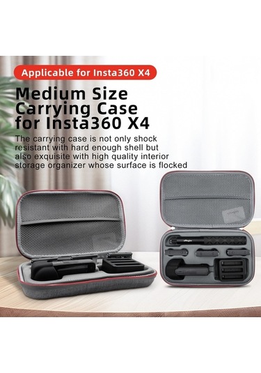 Ebitda Insta360 X4 Amagisn Kılıf, Orta Saklama Çantası, El Koruyucu Çok Renkli