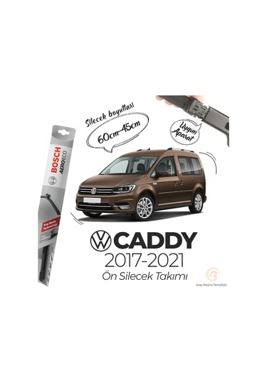 Bosch Aeroeco Volkswagen Caddy Muz Silecek Takımı 2017 - 2021