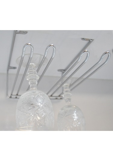 Krom 2 Bölmeli Bar Kadehlik Bardaklık