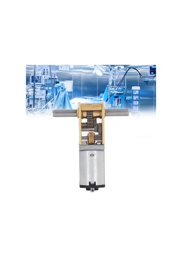 Aubyhe 6v Dc 30rpm Çift Eksenli Torklu Redüksiyon Motoru - Dayanıklı Metal Dişli, Düşük Gürültü, Makine Ve Robot Projeleri İçin