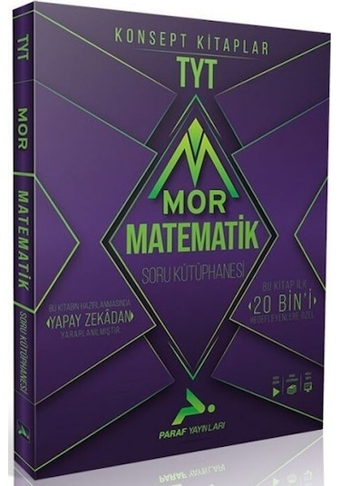Paraf Yayınları Tyt Mor Matematik Konsept Soru Kütüphanesi