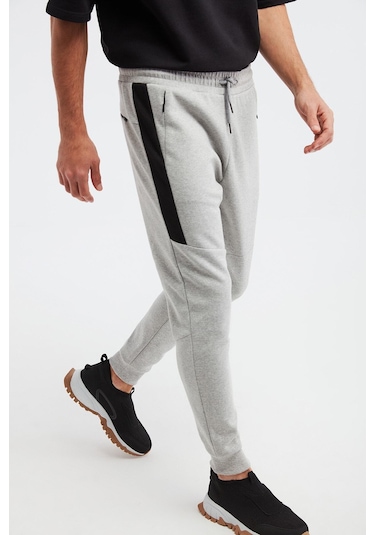 Grimelange Curve Erkek Slim Fit Kalın Dokulu Fermuarlı Grimelanj Pantolon