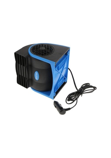 Xindoker Oto İçin Yapay Zeka Kontrollü Hava Soğutucu - Sessiz Çalışma, Hız Ayarlı, 12v Turbofan Mavi, İngilizce Arayüz