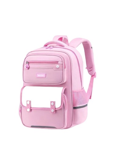 İlkokul Öğrencileri İçin Ergonomik Ve Hafif Sırt Çantası, Nefes Alabilen Oxford Kumaş Tasarımı, 3-6. Sınıflara Uygun Dayanıklı Okul Çantası, Çocuklar İçin Konforlu Ve Pratik Modeller Pembe