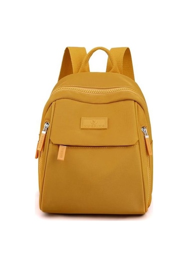 Dancemonkey Yeni Yellow Trend Su Geçirmez Sırt Çantası, Sevimli Mini Mochilas Kız Kadın Genç Alışveriş Çantası Sarı
