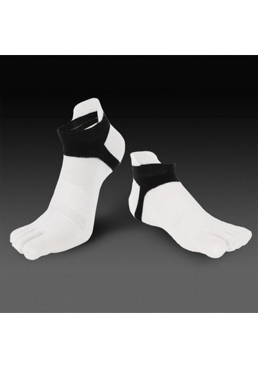 Homyl Erkekler Ve Kadınlar Için Ayak Bileği Çorap Pamuklu Beyaz