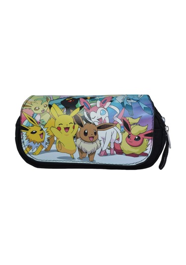 Erkek Ve Kız Çocukları İçin Kalem Kutusu, Anime 3d Baskılı Kalem Kutusu, Çift Fermuarlı Kalem Kutusu Style15 Çok Renkli