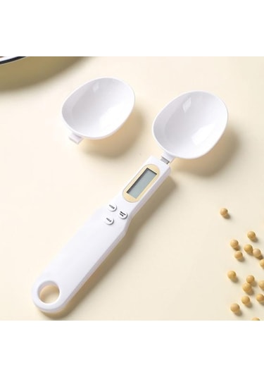 Siyah Büyük Mutfak Terazisi Sıhhi Çok Fonksiyonlu Plastik Mini Dijital Kaşık Ölçeği