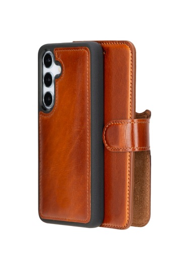 Samsung Galaxy S25 Çıkarılabilir Deri Cüzdan Kılıf