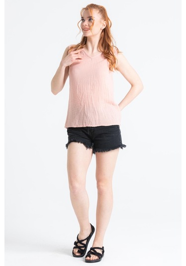 Kolsuz Müslin Melis Bluz Pudra Pdr-pudra