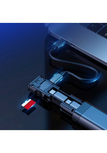 Singree 3'ü 1 Arada Otg Dönüştürücü - Usb Bellek Okuyucu Ve Telefon Tutucu