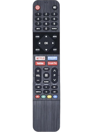 Prime Video Youtube Google Play Led Tv Televizyon Uzaktan Kumanda Tr-307 Uyumlu