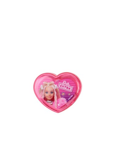 Barbie Pembe Şirin Kalp Şekilli Kalemtıraş Kalemtraş K