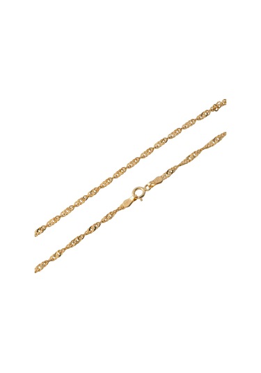 14 Ayar Altın Singapur Zincir Kolye 2.30 Mm
