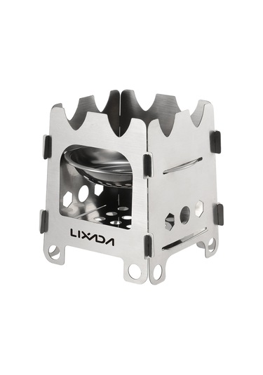 Xiyyadms Kollektif Kamping Odun Fırını - Alkol Tepsili, Katlanabilir Ve Hafif, Çelik Malzeme, 140g Ağırlık, Sürvival Ve Bisiklet Turları İçin Çok Renkli