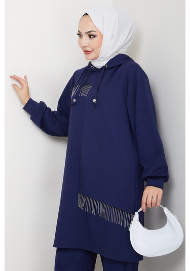 Zincir Detay Oysho İkili Takım 1660 - Lacivert Lacivert