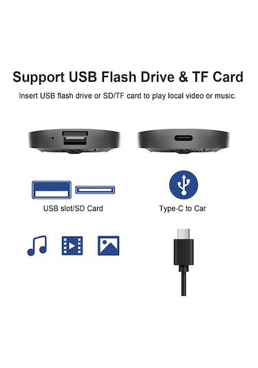 Akıllı Multimedya Kutusu Android 13 16gb Kablosuz Carplay Ai B...