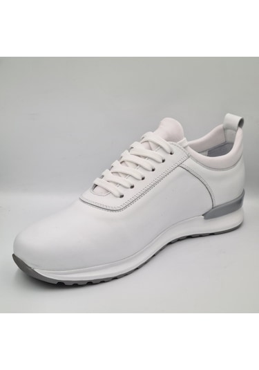 Libero 4195 Beyaz Hakiki Deri Erkek Günlük Casual Sneaker