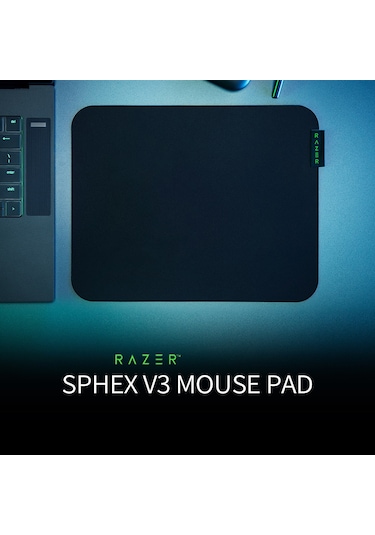 Razer Sphex V3 Mouse Pad Oyun Faresi Matı, Pürüzsüz-s,siyah