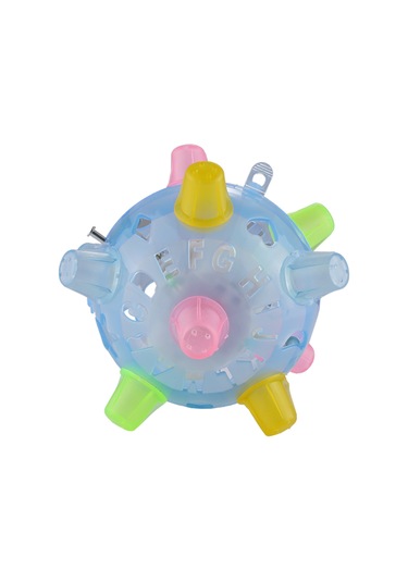 3 Pcs Funny Flashing Bouncing Ball Led Light Dancing Music Ball Toys, Random Color Delivery