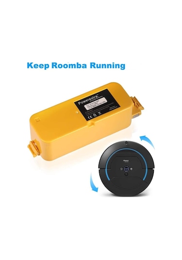 Powerextra 14.4V 3800Mah İrobot Roomba 400 Serisi Uyumlu Batarya