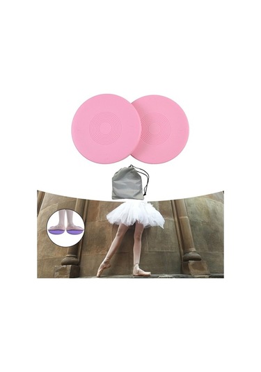 Ganzhoushop Tahtası Suntek Sporları Pembe Bale Dönme Cihazı Ev Egzersiz 2 Adet Pembe