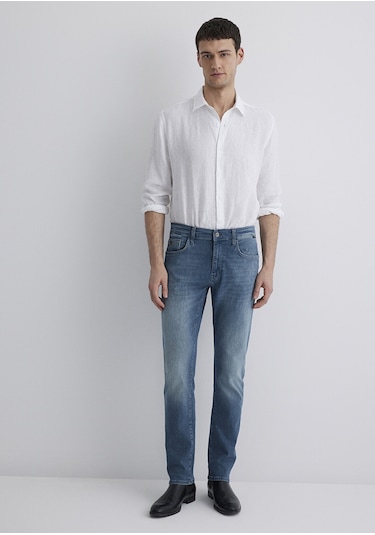 Mavi - Marcus Lux Black Puslu İndigo Mavisi Jean Pantolon 0035189560 Mavi