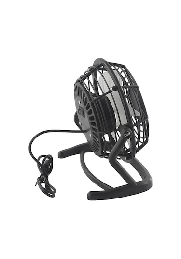 Masaüstü Usb Mini Fan - Taşınabilir Usb Vantilatör - Plastik - Siyah