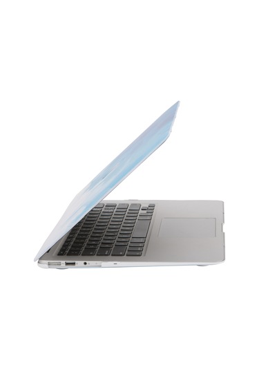Macbook Air Kılıf 13 İnç Paint02 Eski Usb'li Model 2010-2017 A1369 A1466 İle Uyumlu MAVİ