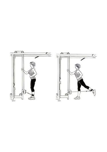 Spor Byfit Ayak Bilek Kayışı D-ring Fitness Ağırlık Çekiş Aparatı - Fuşya