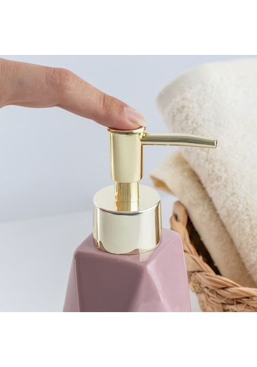 Porsima 3203 Seramik Sıvı Sabunluk Lavabo Sabunluğu 250 Cc Pudra