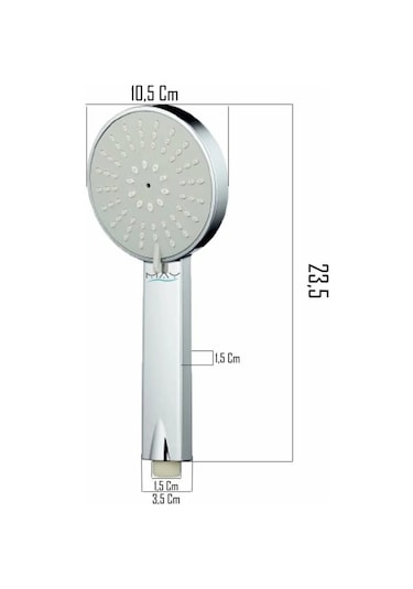 Eca Myra Banyo Bataryası + T-may Lidya Oval Borulu Hareketli Sürgülü Duş Seti Üst Takımı Krom