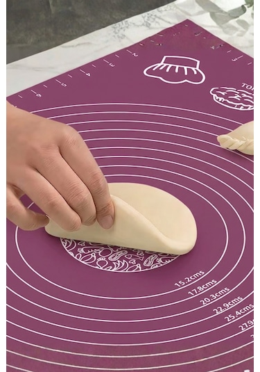 Silikon Hamur Açma Matı 50x40 Cm