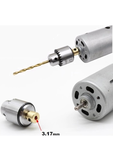 Motor için Mini Anahtarlı Metal Mandren Set Proje Ödev Araştırma