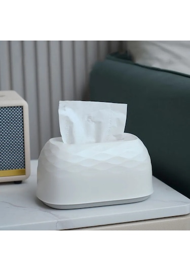 Sarı Doku Kutusu Tuvalet Kağıdı Kutusu Peçete Tutucu Kılıf Basit Şık Kağıt Doku Dağıtıcı Ev Araba Organizatör