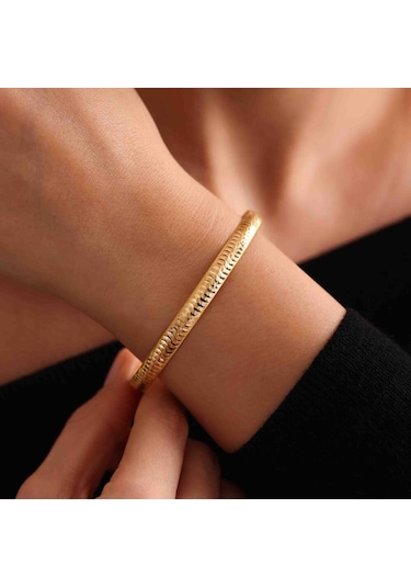 Altın Hediyelik Bilezik Desenli T12939