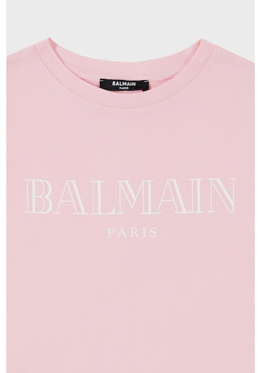 Balmain Çocuk T Shirt 6m8721 Mx030 506 Pudra