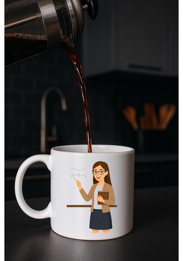 Meslek Baskılı Kupa Kadın Öğremten